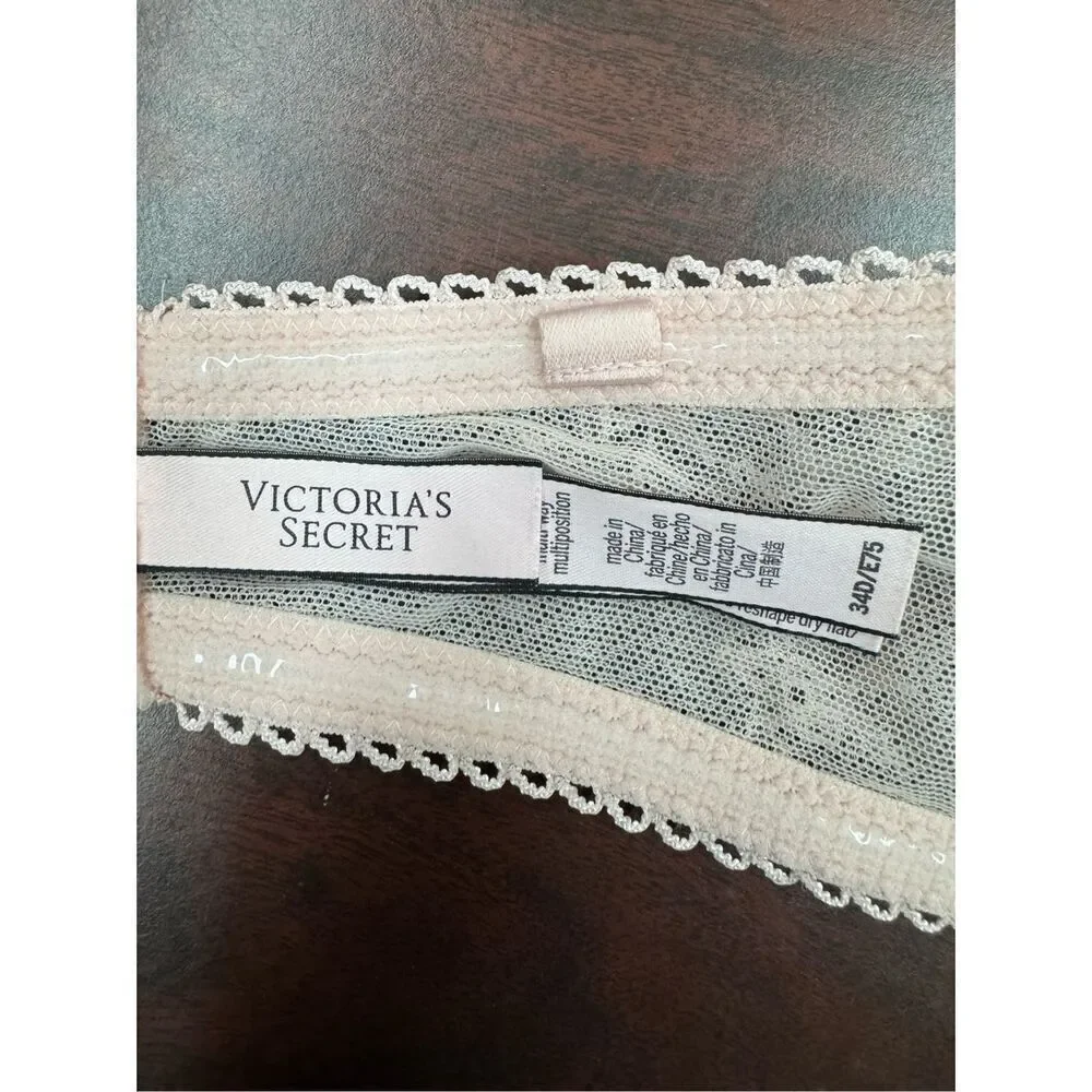 Victoria’s Secret Floral Lace Dream Angels Multi-way multiposition Bralette 34D